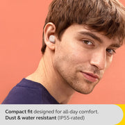 Jabra Elite 5 True Wireless In-Ear Bluetooth Earbuds with Hybrid Active Noise Cancellation, Gold Beige