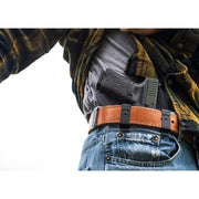 CrossBreed Holsters Reckoning IWB Concealed Carry Holster, Black Cowhide Leather, Compatible with Springfield Armory Hellcat PRO, Right Hand Draw