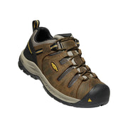 KEEN Utility 1023241 Flint II Soft-Toe Work Shoes for Men - Cascade Brown/Golden Rod - 11M