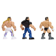 WWE Knuckle Crunchers WrestleMania Action Figures Set with 3 Figures, Launcher, 4 Ringside Accessories, Multicolor, JLH07
