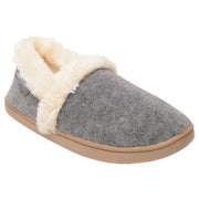 Minnetonka Moccasin Dina Slippers for Ladies - Grey - L(8-9)