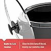 BLACK+DECKER 7-Quart Slow Cooker with Chalkboard Surface, Locking Lid, 3 Heat Settings, Removable Stoneware Crock, SCD4007