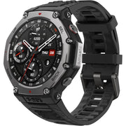 Amazfit A2323-Black T-Rex 3 Outdoor Smart Watch 48mm AMOLED Display, 6 Satellite Systems Dual Band GPS, Onyx Black