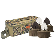 MOJO Outdoors HW2537 Flock A Flicker 2 Duck Decoys 4 Pack with Bag