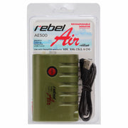 rebelFIN AE500 rebelAIR AE500 Rechargeable Pocket-Sized Foam Bucket Aerator with Built-In LED Light, Aerates Up to 6 Gallons, Army Green