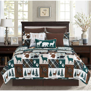 C&F Home Fletcher Forest Bedding Collection Quilt Set - King