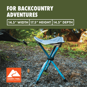 Ozark Trail STL-GY6-OT Steel and Polyester Lightweight Camping Stool