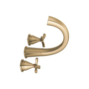 Delta T27776-CZ Stryke Champagne Bronze 2-Handle Residential Deck-Mount Roman Bathtub Faucet