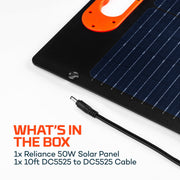 NEBO Neb-Slp-0001 Reliance 50W Solar Panel