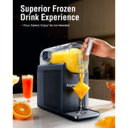 Hewcham Airpher Slushie Machine, 200W Motor, 68oz Capacity, 7 Preset Programs, Self-Cleaning, Quick Freeze in 35 Minutes, Gray, R2