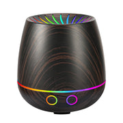 Noahstrong IN2-120A Aromatherapy Diffuser, Wood Grain Aroma Humidifier with 7 Colors Lights, 120ml