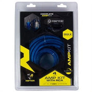 Raptor Bulk Series R2 4 Gauge Amplifier Installation Kit with 17ft CCA Power Wire, 3ft Ground Wire, 17ft RCA Cable, ANL Fuse Holder, 100A Fuse, Hardware Included, R2AK4