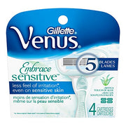 Gillette Venus Embrace Sensitive Women's Razor Blades