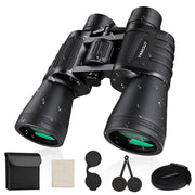 VAMOUT 20X50 Binoculars for Adults, High Powered, Waterproof, Low Light Vision, Compact, Black
