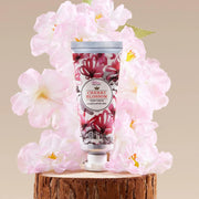 Body & Earth Hand Cream Gift Set, 12 Travel-Sized Shea Butter Lotion Tubes, Six Floral Scents, Green Tin Box