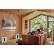 Sonos Sub 4 Wireless Subwoofer, Dual Force-Canceling Woofers, Ported Enclosure, Matte White