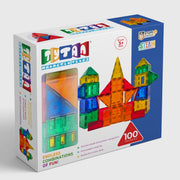 Tytan TYTAN100 Tiles Magnetic Toy Tiles, 100 Pieces, STEM