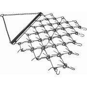Kojem Chain Drag Harrow, 4 ft x 4 ft, Steel Construction with Powder Coated Finish, Compatible with Tractors ATV UTV, LYOM-237