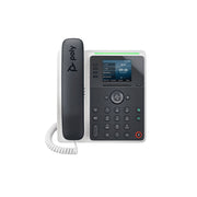 HP Poly Edge E220 VoIP Phone, Corded, Bluetooth, 4-Line Keys, 2.8