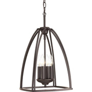 Progress Lighting P3786-20 Contemporary/Soft 4-60W Cand Foyer, Antique Bronze