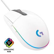 Logitech 910-005791 G203 LIGHTSync Gaming Mouse, White