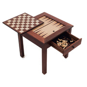Hey! Play! W350033 Wood 3 in 1 Chess Set Backgammon Table