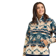 Wrangler Retro Quarter-Zip Sherpa Pullover - Dusty Blue - L