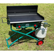 Mr. Outdoors Cookout 127878 Portable Cooker 80,000 BTU 2 Burner Camping Stove Gas Grill & Griddle Kit