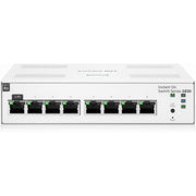 HPE Instant On 1830 8-Port Gigabit Smart Managed Network Switch, Fanless, Black, RJ45, PoE Support, JL810A#ABA