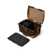 YETI LoadOut GoBox 30 Dry Box, Waterproof, Dustproof, Durable Defender Material, Wetlands Brown, 20.4x14.8x11.3 in, 12.1 lb, 26010000694