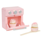 Little Tikes Sweet Spaces Mini Oven, Pink Pretend Play Kitchen Appliance with Color-Change Cupcakes, Ages 3+, 665493