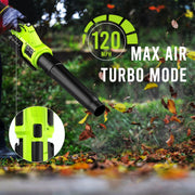 Steelite EDG010 21V Cordless Leaf Blower with 2 x 4.0Ah Battery Packs and Charger