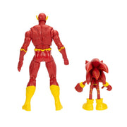 Jakks Pacific Sonic The Hedgehog DC X Sonic The Hedgehog Action Figure Multipack, Sonic as The Flash 2.5 Inch, The Flash 5 Inch, Poseable Collectible Figures 430924-V1