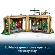 LEGO Harry Potter Hogwarts Castle Herbology Class Building Set, 390 Pieces, Multicolor, Ages 8+ 76445