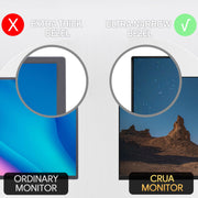 CRUA CRUA-22FHD-100Hz 22 Inch Full HD 1080p Computer Monitor, Black