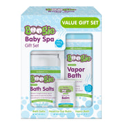 Eleeo Brands Boogie Baby Spa Gift Set with Vapor Bath, Soothing Bath Salts, Head-to-Toe Balm Stick, Eucalyptus Scent