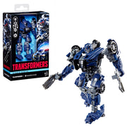 Hasbro Transformers Studio Series Barricade Deluxe Class 4.5-Inch Action Figure with 8 Accessories, Blue and Black, G1928
