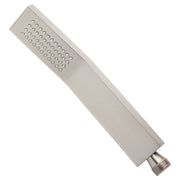 Signature Hardware Rectangular Modern Hand Shower With Rubber Nozzles Brushed Nickel