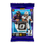 Panini Donruss Optic Football Mega Box, 2025 Edition, Blue, 140 Cards with Rated Rookie Blue Hyper Parallels and Autograph or Memorabilia Cards, 2-18938-20