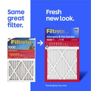 Filtrete Micro Allergen Defense HVAC Furnace Air Filter, MERV 11, 1000 MPR, Pleated Paper, 14x14x1 Inches, 6-Pack