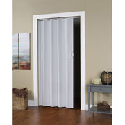 Spectrum Via Vinyl Accordion Folding Door White 48 in x 80 in VIA4880HEC