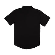 Sendero Men's Wyatt Pearl-Snap Short-Sleeve Western Shirt, Black, Yoke Accents, Snap Button Fasteners