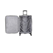Protege PG-2024-3PCBLK Black 3-Piece Softside Luggage Travel Set, 24