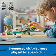 LEGO 6526307 City Emergency Air Ambulance Airplane Toy 60465