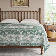 The Pioneer Woman Avery Cotton Patchwork Quilt, Green River Floral Pattern, Full/Queen