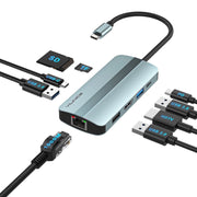 VILINICE BYL-2206 9-in-1 USB-C Hub Docking Station