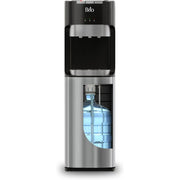 Brio 430 Bottom Load Water Cooler Dispenser with Hot, Room, and Cold Water, 10.5 Inch Dispense Height, Black