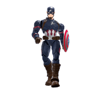 Blokees Champion Class Marvel Infinity Saga Captain America Snap-Fit Model Kit, 1:6 Scale, Blue, CC03
