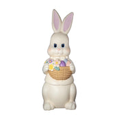 Way To Celebrate Lighted Blow Mold Easter Bunny, Outdoor Decor, White, 60