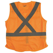 Milwaukee 48-73-5071 Class 2 High Visibility Orange Safety Vest - S/M (CSA)